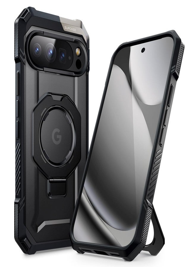 SUPCASE for Google Pixel 10 Pro XL Case with Stand (Unicorn Beetle Grip), [Compatible with MagSafe] [Military-Grade Protection] Heavy Duty Magnetic Phone Case for Pixel 10 Pro XL 2025, Black - Image 1