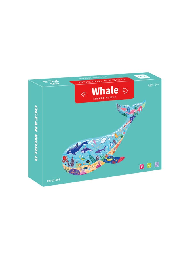 Manufacturers Children's Toys Paper Preschool Education Alien Animal Puzzle 5-6 Years Old Early Education Toy Puzzle Wholesale-Color:Lion CH-02-02 - Image 4