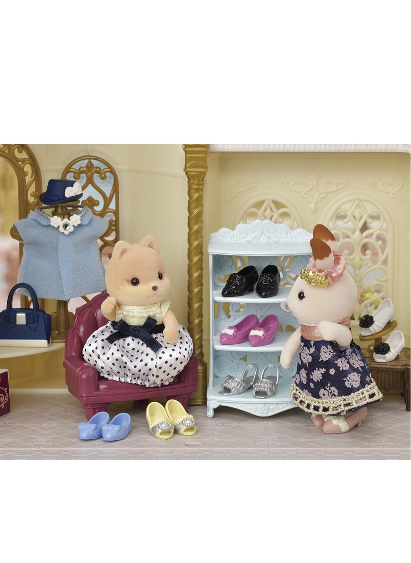 Sylvanian Families - Fashion Play Set - Shoe Shop Collection with Fashionable Doll Clothing and Accessories - Image 1