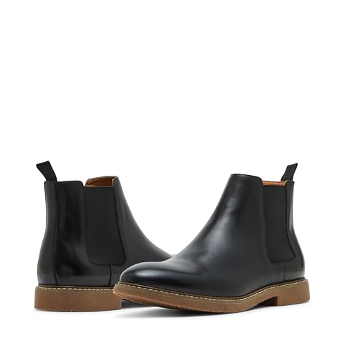 Steve Madden Men's Highline Chelsea Boot, Black, 7.5 - Image 4