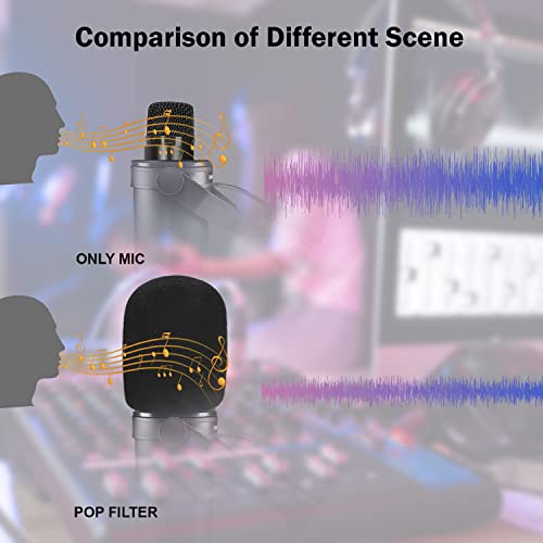 Boseen Microphone Cover for SM7B, Mic Cover Foam Microphone Windscreen Compatitable with SM7B Professional Mic Foam for SM7B Recording Condenser Microphones - Image 5