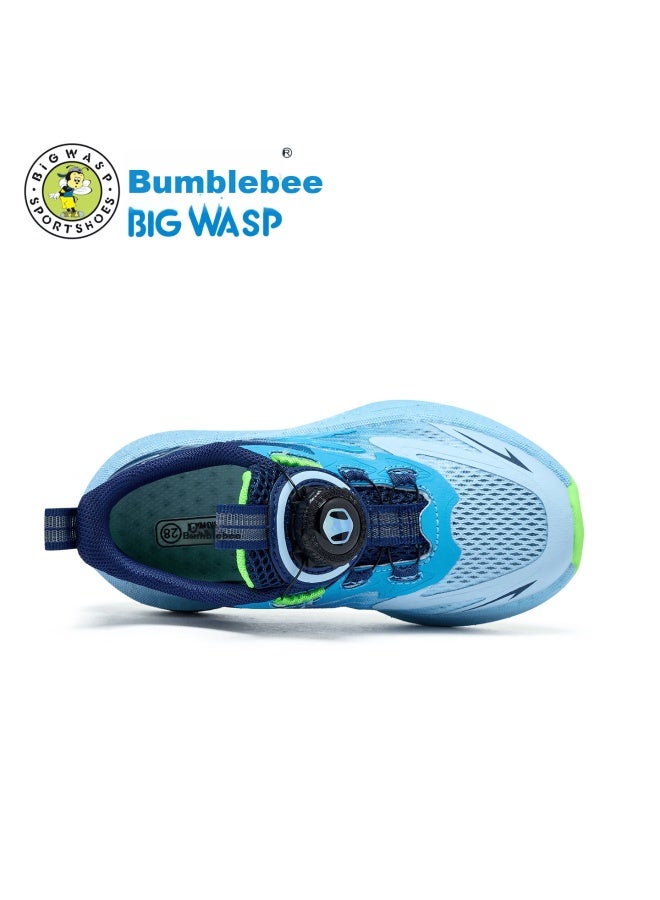 Bumblebee Kids Sports Shoes Boys Spring  Girls Running Shoes D112531315 Dark Blue Moon (single Mesh) Size 42