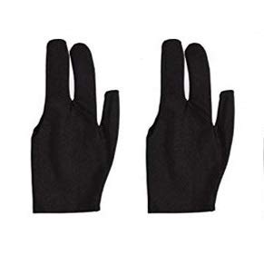 JBB Snooker Pool Billiard Glove Black - 2 Pcs - Image 1