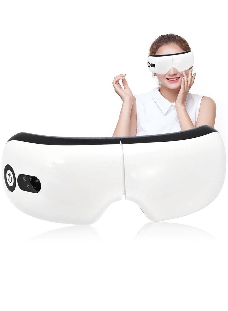 أيرلدوم جهاز تدليك العين بالاهتزاز 4D أداة ذكية للعين ضغط ساخن متوافق مع نظارات علاج تدليك تعب العين - Image 2