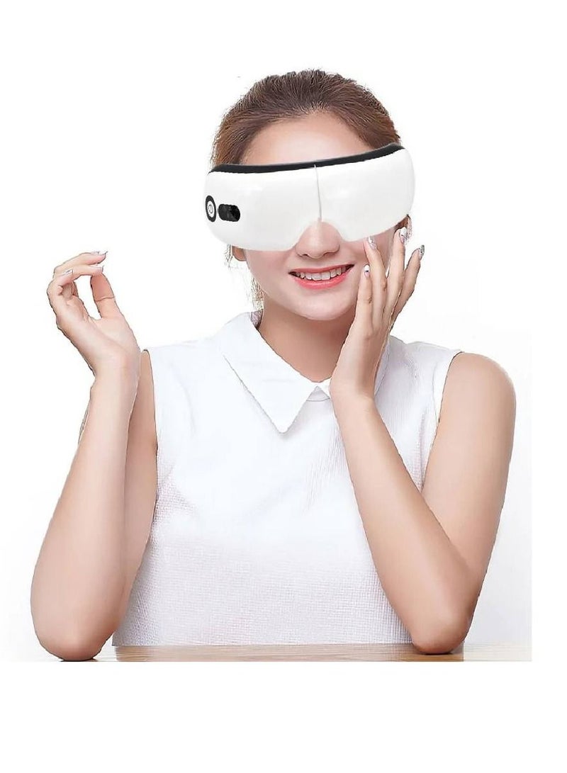 أيرلدوم جهاز تدليك العين بالاهتزاز 4D أداة ذكية للعين ضغط ساخن متوافق مع نظارات علاج تدليك تعب العين - Image 1