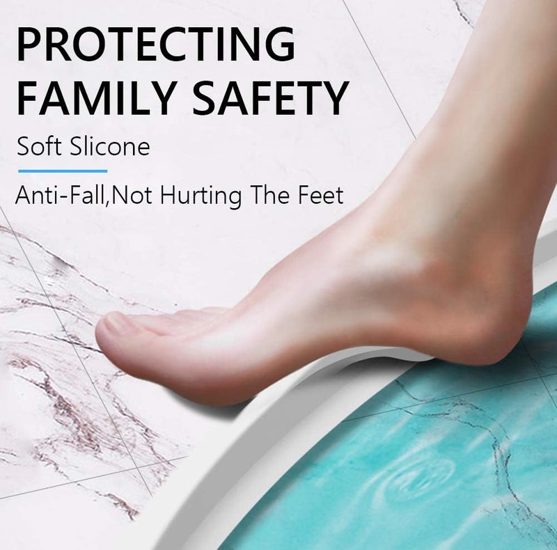 Duzzy 67 Inch Collapsible Shower Water Dam Shower Stopper Barrier And Retention System And Keeps Water Inside Threshold Dry And Wet Separation Suitable For Bathroom And Kitchen - Image 3