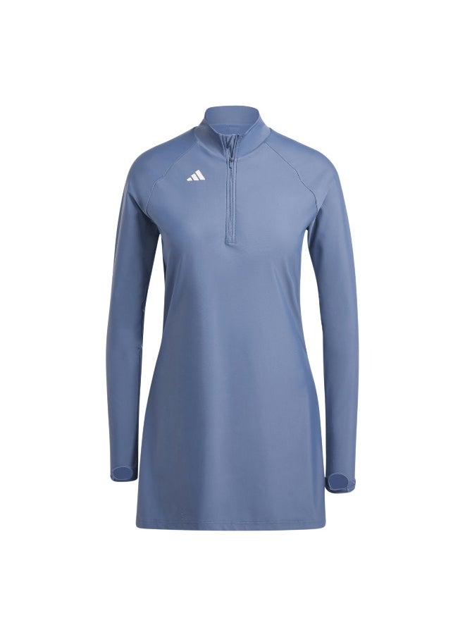 Adidas adidas 3S Ls Swim Top Blue Swim Tops 4  - Image 1