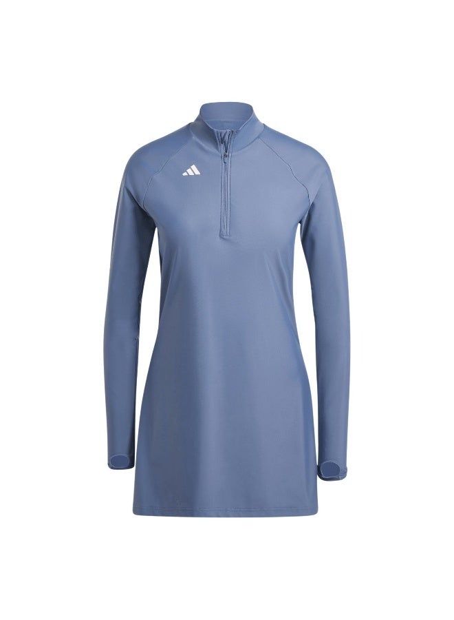 Adidas 3S Ls Swim Top Blue Swim Tops 4  - Image 1