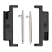 Ymiko Metal Watch Band Adapter Stainless Steel Connection Adapter Replacement for Smartwatches with 1822mm Connectors 1 Pair - Image 2