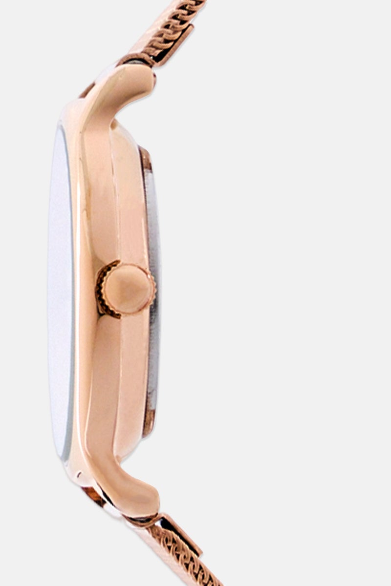 TIMEX Women T TW2R94300 Stainless Steel Watch 24 mm, Rose Gold - Image 3