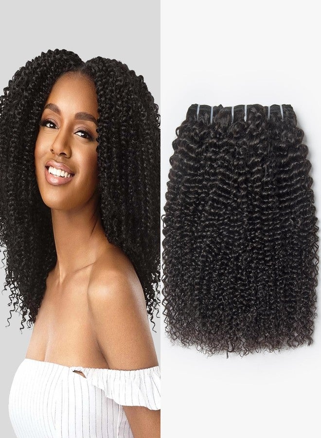 WEQUEEN Kinky Curly Human Hair Bundles 3c/4a 100% Virgin Brazilian Kinkycurly 3 Bundles 16 18 20 Inch Natural Look Quick Weave Human Hair - Image 1
