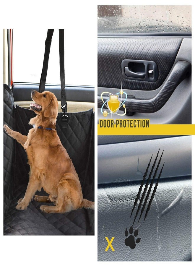 KOZI PET Water Proof Technology Tafta Black Fabric Car Seat Cover for Dog/Cat for Hatchback Cars (Black) - Image 3