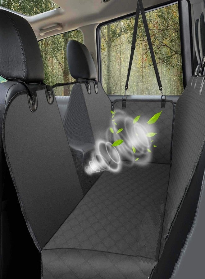 KOZI PET Water Proof Technology Tafta Black Fabric Car Seat Cover for Dog/Cat for Hatchback Cars (Black) - Image 4
