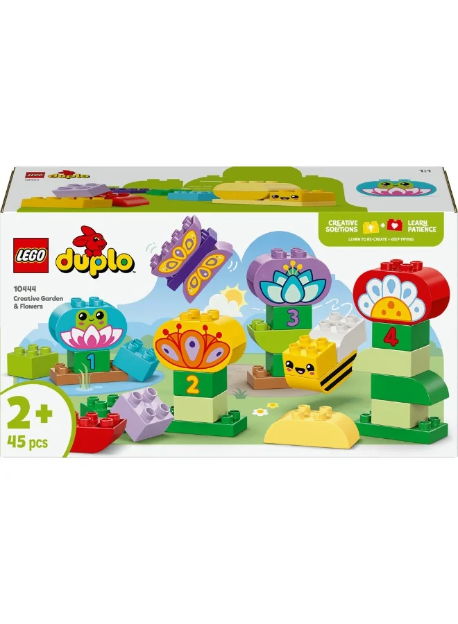 ليغو لعبة التكديس وفرز الألوان، الزهور والحديقة الإبداعية 10444 من LEGO® DUPLO® Town