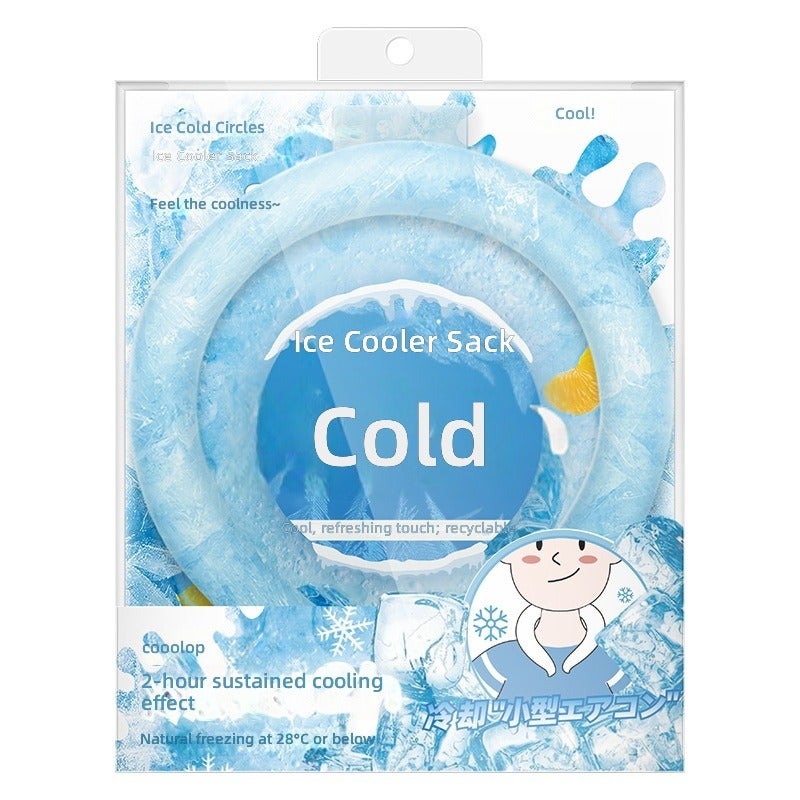 Summer Cooling Ice Ring - Portable Neck Cooler for Outdoor Sports