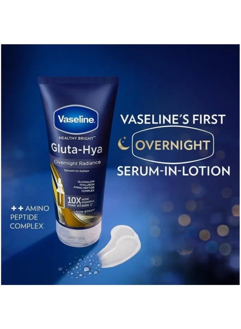 فازلين سيريوم جلوتا-هيا لوشن إصلاح الإشراق طوال الليل 330 مل - Image 2