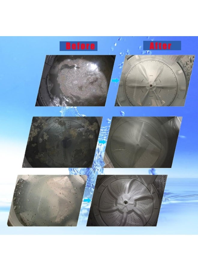 جينزي منظف ​​ومزيل الترسبات الكلسية للغسالات، أقراص تنظيف عميق للغسالات المنزلية، أقراص تنظيف للغسالات للحمل الأمامي والحمل العلوي، أقراص تنظيف عميق للغسالات الصلبة - 12 قطعة/عبوة واحدة - Image 4