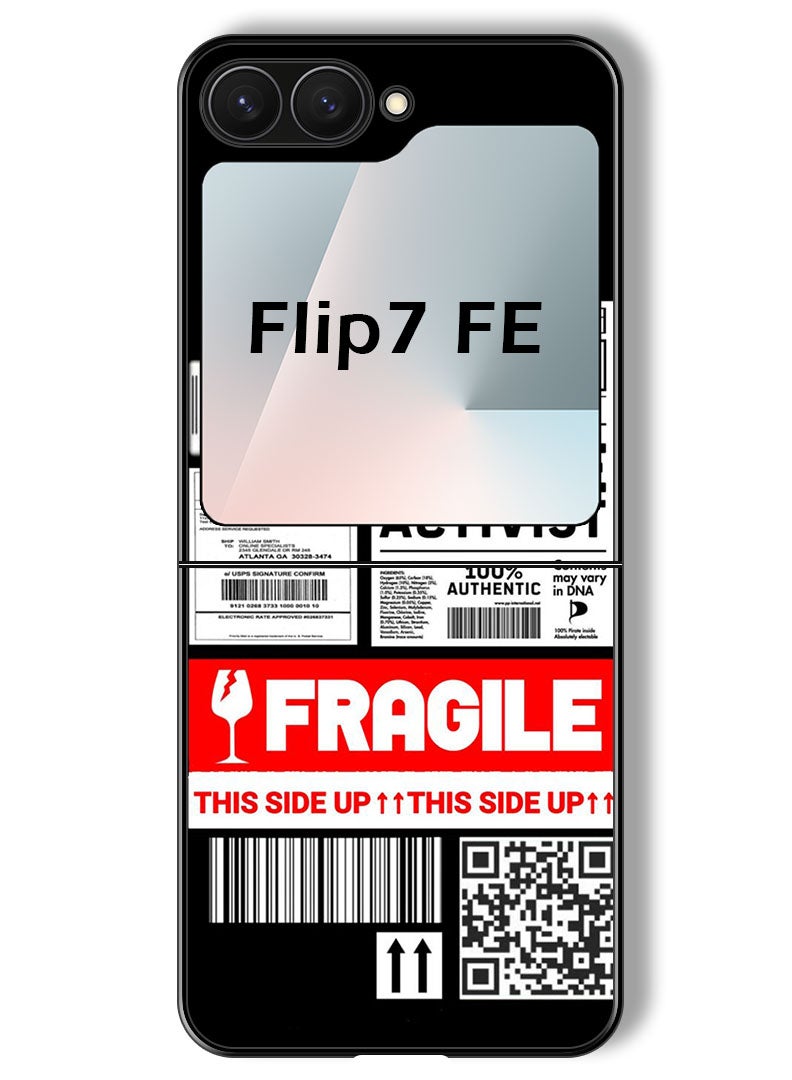 Theodor Case Compatible with Samsung Galaxy Z Flip 7 FE 6.7 Inch Protection Shockproof Bumper Cover Private Activist - Image 1