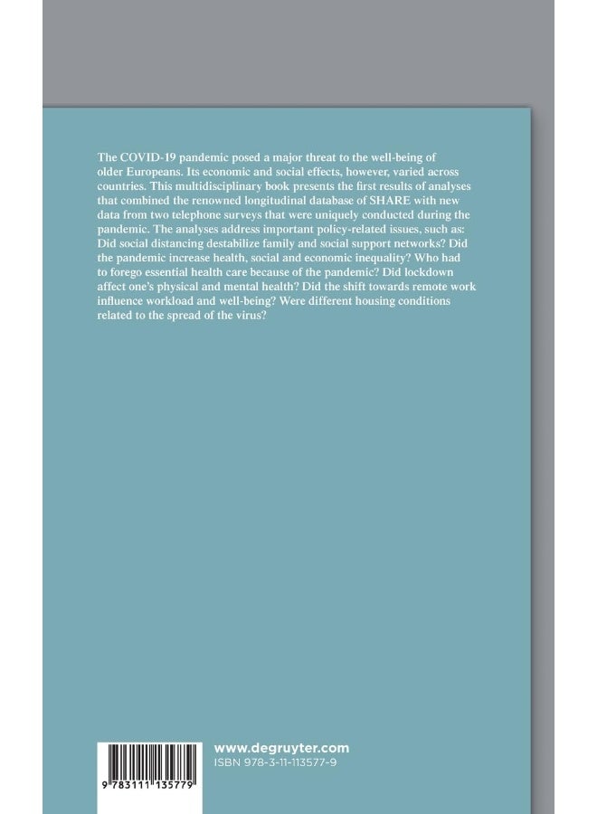 Social, Health, and Economic Impacts of the Covid-19 Pandemic and the Epidemiological Control Measures: First Results from Share Corona Waves 1 and 2 - Image 2