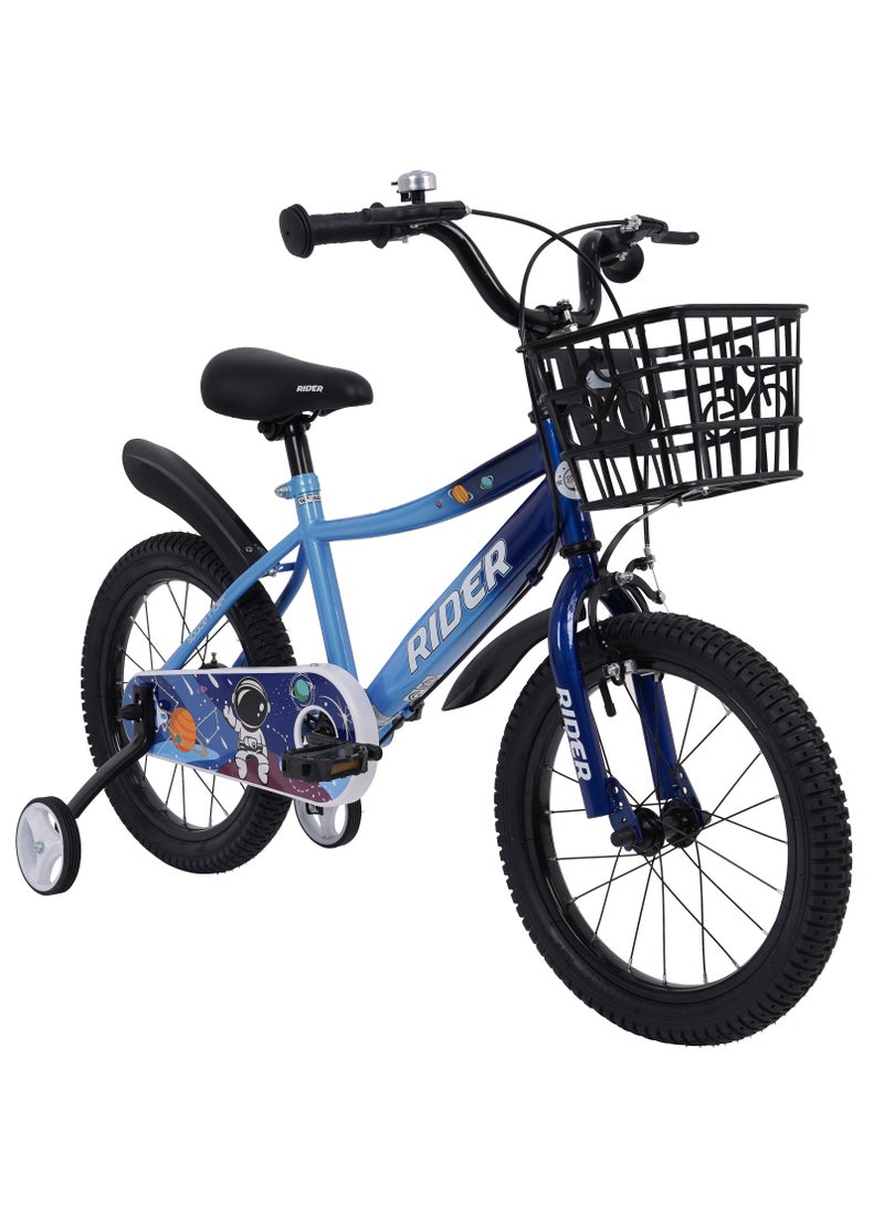 Vego Elgo Mountain Bike || 16 Inch Wheel Size||For Unisex Kids || Adjustable Seat || Rider 100% Assembled || Blue - Image 2