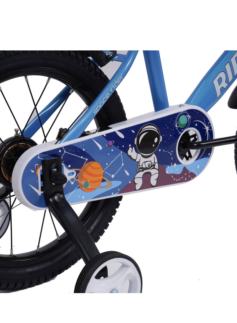 Vego Elgo Mountain Bike || 16 Inch Wheel Size||For Unisex Kids || Adjustable Seat || Rider 100% Assembled || Blue - Image 3