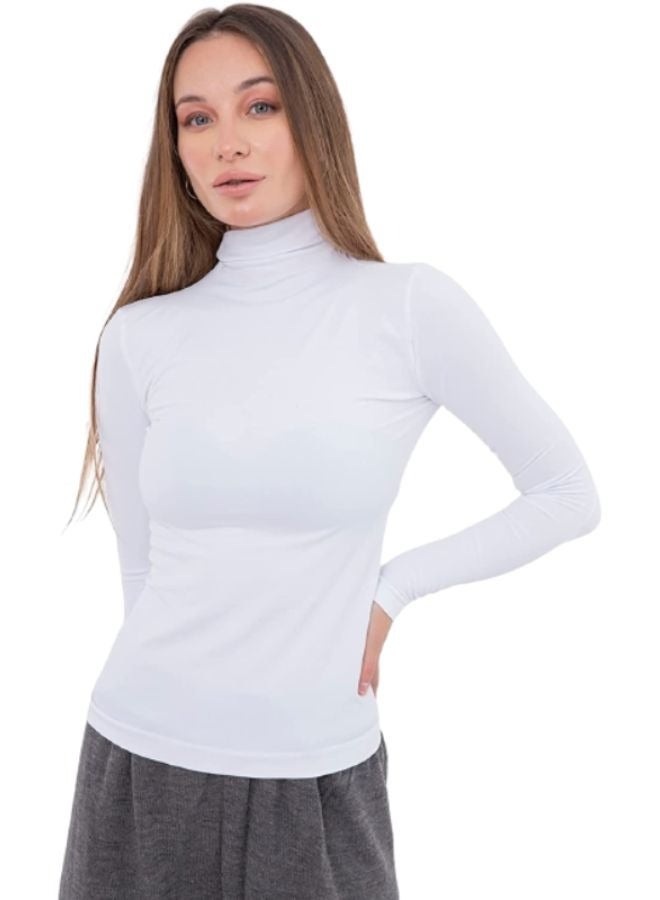 Carina Lycra T-shirt with collar and long sleeves  - Image 1
