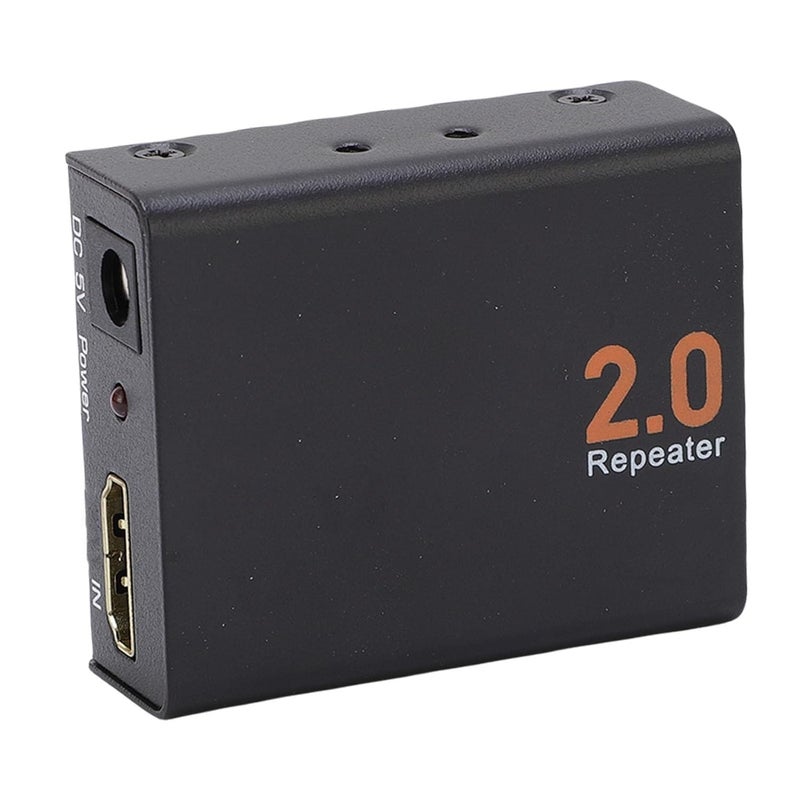 Luocute HD Multimedia Interface Extender, 4K 60Hz HD Multimedia Interface Signal Repeater 30m 18Gbps, with Iron Shell, for 2.0 1.x Devices - Image 1