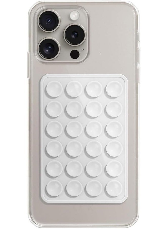 Generic - Silicone Phone Sticky Grip, Suction Phone Case Mount for iPhone and Android, Hands-Free Sticky Cell Phone Grip, Mobile Fidget Mirror Holder for Selfies and Videos - Image 1