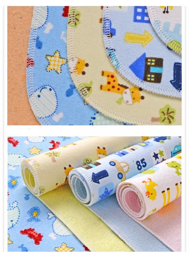 Monvecle Baby Infant Waterproof Cotton Changing Pads Washable Resuable Diapers Liners Mats Multi Pieces Pack (Blue-2pcs Medium 28" x 20") - Image 2