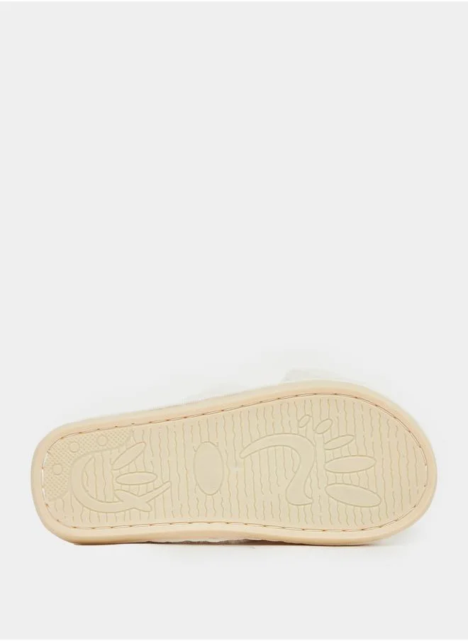 ستايلي نعال غرفة نوم رقيق من Criss Cross Strap