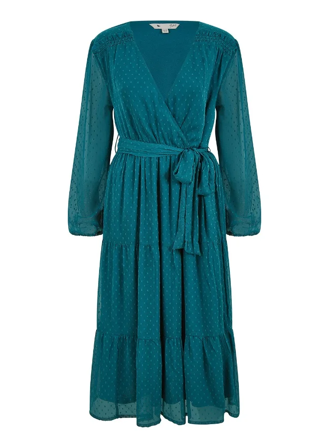 Yumi Tiered Midi Dress