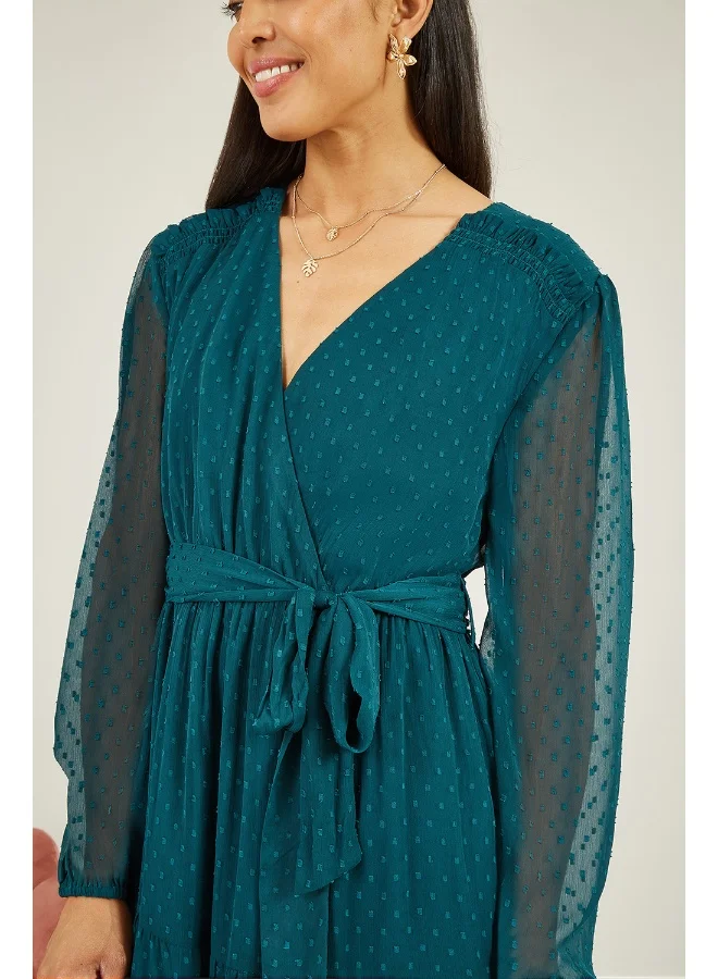 Yumi Tiered Midi Dress