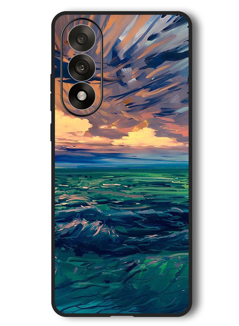 Theodor Case Compatible with OnePlus Nord 5 6.83 Inch Protection Shockproof Bumper Cover Landscape - Image 1