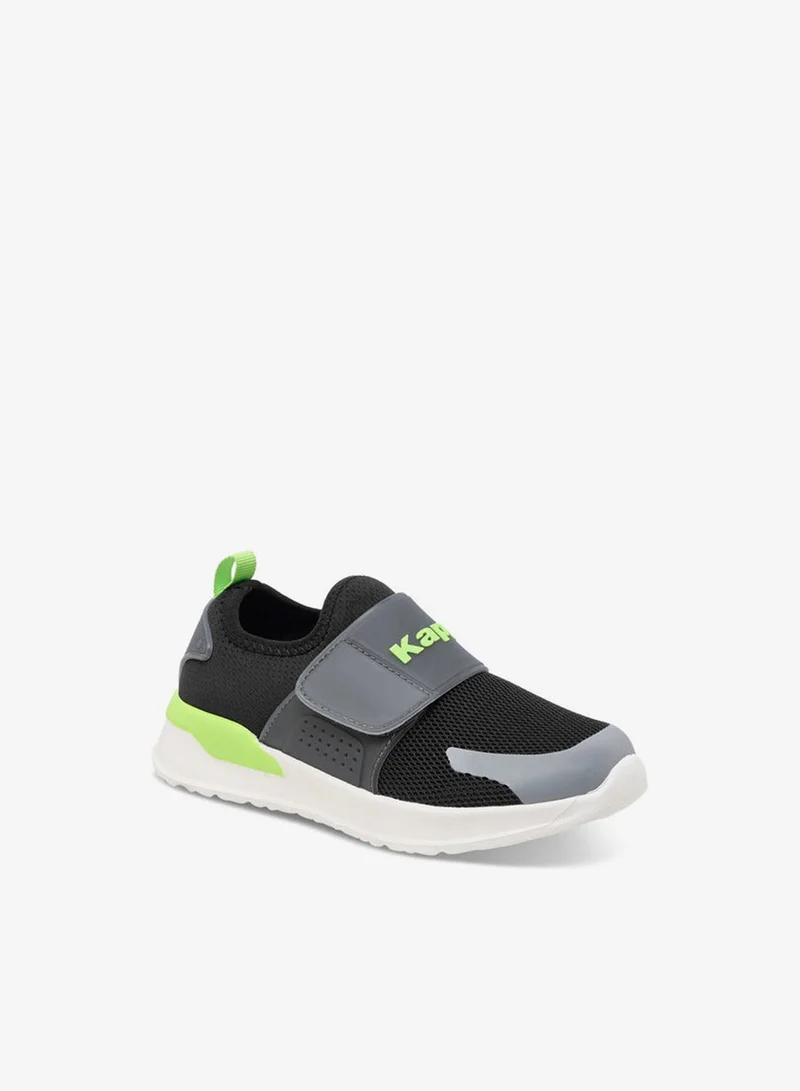 Kappa Boys' Logo Detail Sports Shoes with Hook and Loop Closure