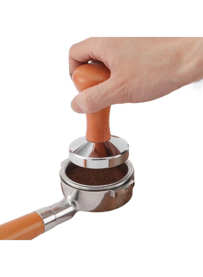 Yijuke [51Mm] Wooden Handle Coffee Tamper, Coffee Press, Coffee Accessory, Coffee Machine Handle Tamper - Image 1