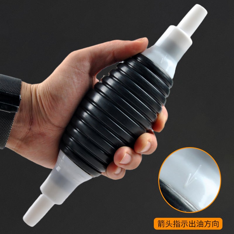 Oil pump car manual fuel tank oil suction pipe oil pipe self-priming gasoline pump oil suction god oil absorber home as shown in the picture 1 meter standard complete set + flow valve - Image 5