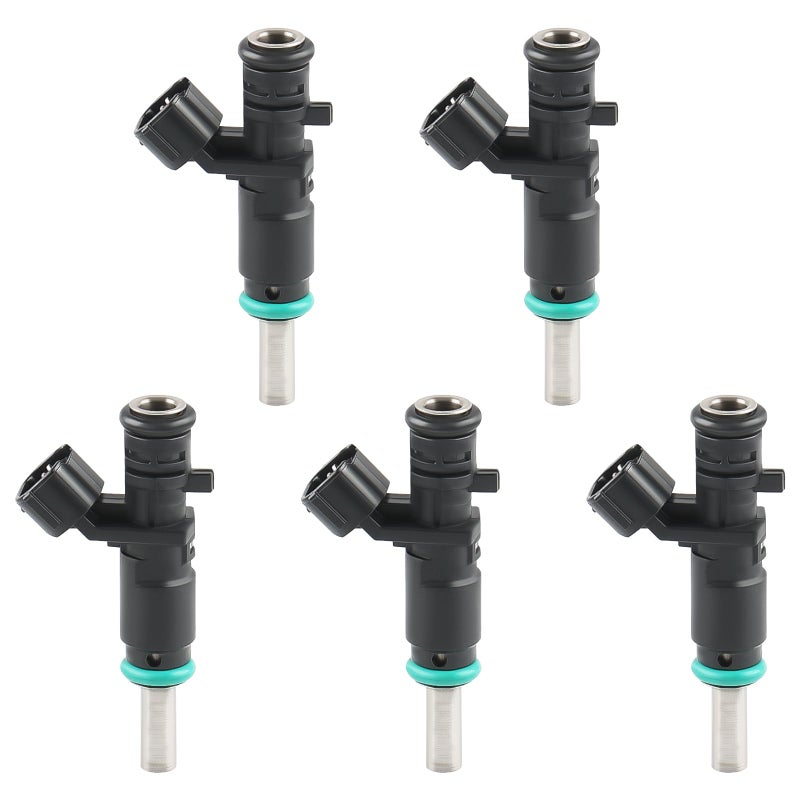 JDMON Fuel Injectors Compatible with VW Volkswagen Beetle Jetta 20172014 Golf 20102014 Passat 20122014 Rabbit 20072009 25L 07K906031C 5Pcs - Image 2