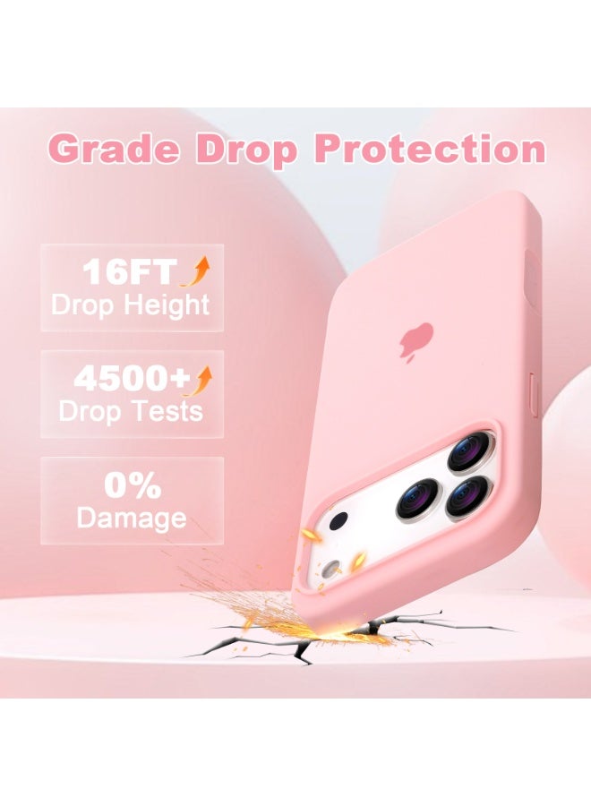 أوللاي ايفون 17 برو كيس واقي ، مادة السيليكون ، مقاومة للصدمات مع حماية عدسة الكاميرا وتغطية زر التحكم ، غطاء واقي للهاتف المحمول المضاد للصدمة ، متوافق مع إكسسوارات MagSafe - Image 3