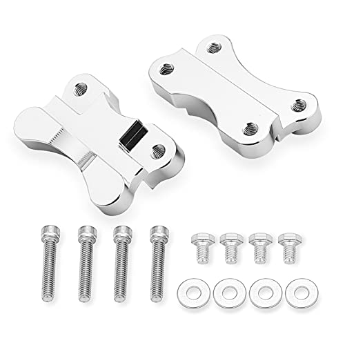 Mofun Softail Front Fender Spacer Relocator Riser Brackets Kit Compatible with Harley Softail Fat Boy Deluxe Heritage Classic Slim 1986-2017 21" Wheel Model - Image 1