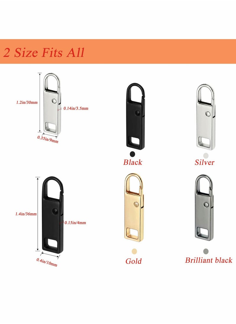 SYOSI - 16 Pcs Detachable Zipper Pull Replacement Pull Tabs - Image 1