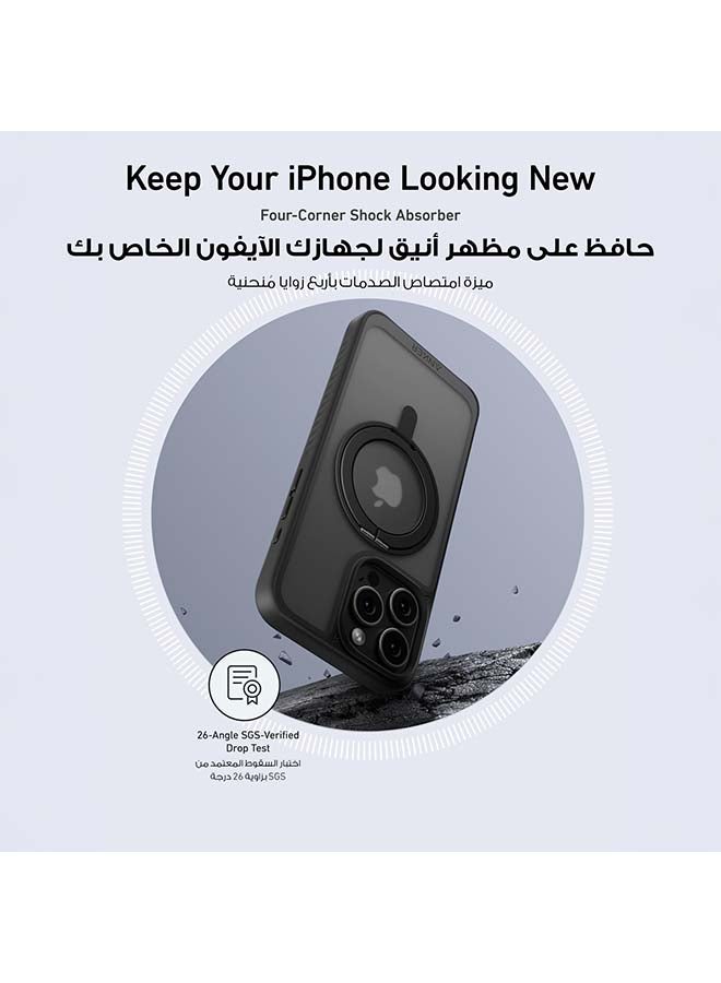 Anker Ultra Magnetic for iPhone 16 Pro Max Case with Sturdy 360° Ring Stand, Military-Grade Shockproof iPhone 16 Pro Max Kickstand Compatible with MagSafe - Image 5