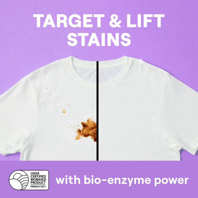 Seventh Generation Laundry Detergent Sheets, Up to 64 Loads, Fresh Lavender Scent, Removes Tough Stains, 0% Dyes and Artificial Fragrances, Safer for your family - Image 4