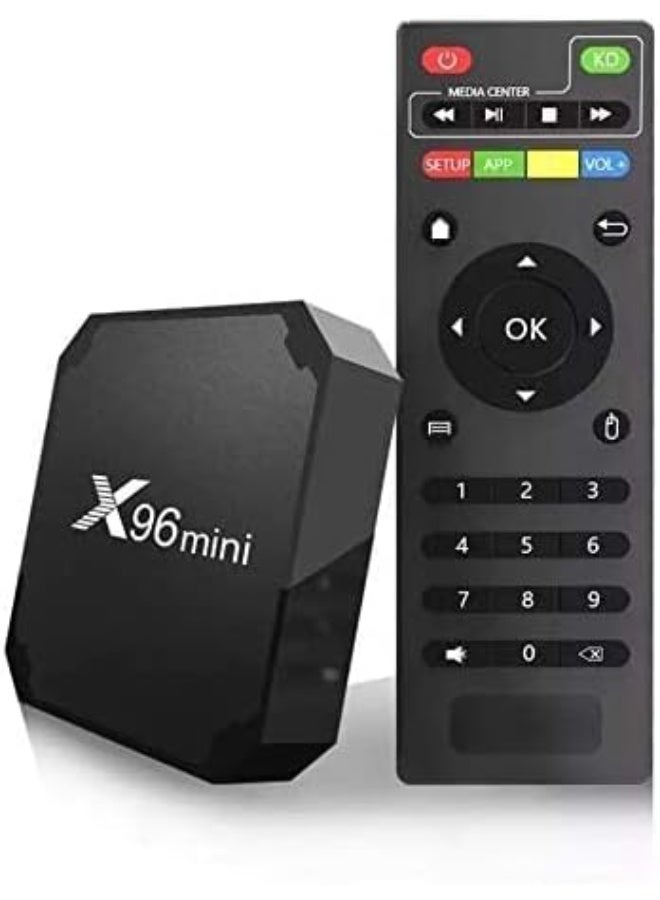 X96 Mini Android TV Box 2GB+16GB | 4K Smart Streaming Media Player with Quad-Core CPU, WiFi, HDMI, USB, Android 9.0 Set Top Box | Support YouTube Netflix IPTV Apps
