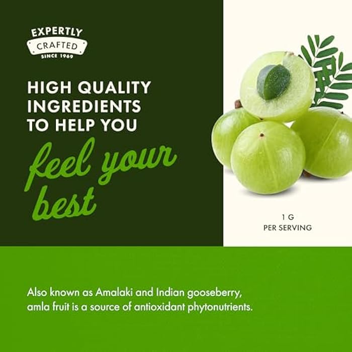 Swanson Full Spectrum Amla Fruit (Indian Gooseberry) Ayurvedic Energy Vitality Antioxidant 500 Milligrams 120 Capsules - Image 5