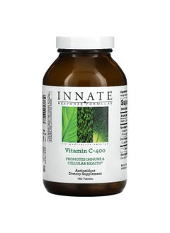 Innate Response Formulas Innate Response Formulas, Vitamin C-400, 180 Tablets  - Image 1
