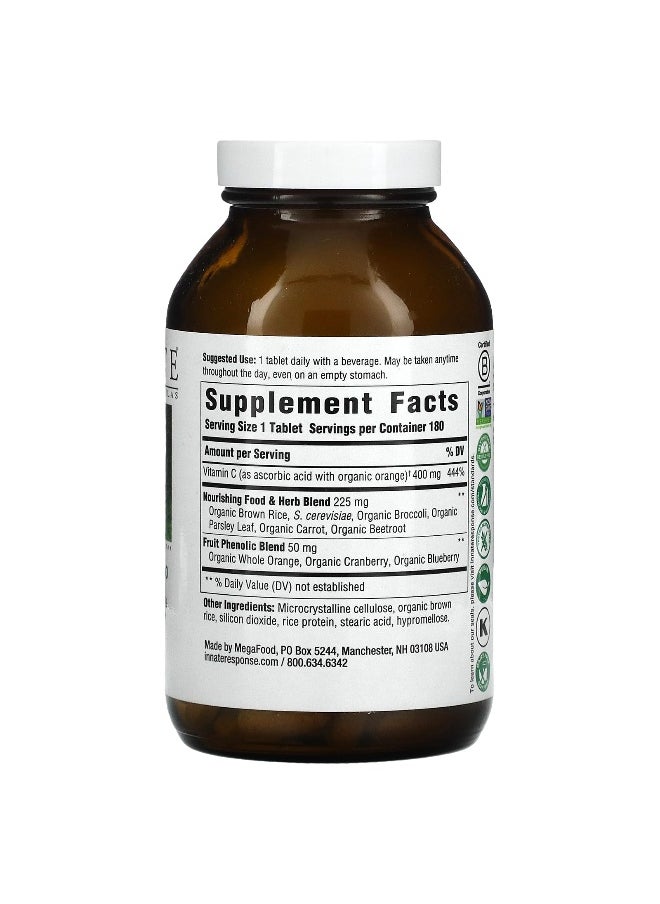 Innate Response Formulas - Innate Response Formulas, Vitamin C-400, 180 Tablets - Image 1
