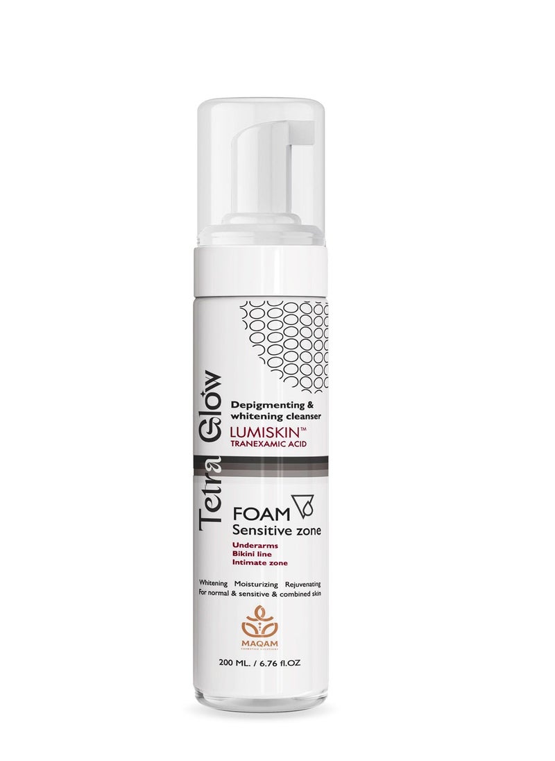 Tetra Glow - Tetra Glow Sensitive Zone Foam Cleanser 200 Ml - Image 1