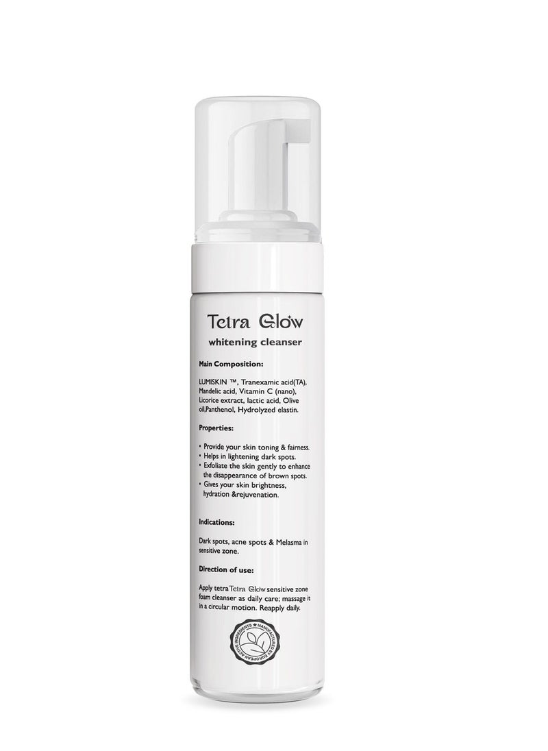 Tetra Glow - Tetra Glow Sensitive Zone Foam Cleanser 200 Ml - Image 1