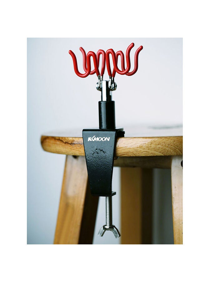 NIBEMINENT 2 Station Gravity Stand Kit For Air Brush Black/Silver/Red 21.50x5.50x8centimeter - Image 5