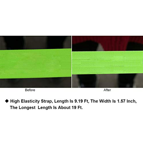 Kayme Car Cover Straps Wind Protector,3pcs Elastic Adjustable Rope Protect Cover from High Wind, Universal Fit - Image 4